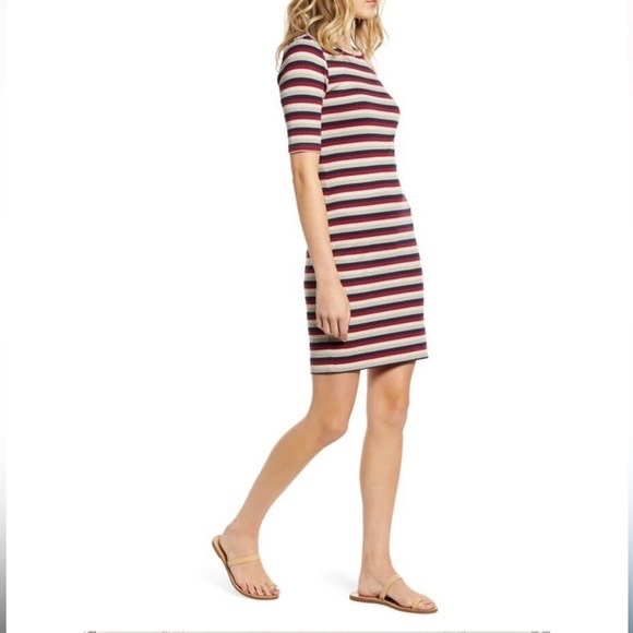 EUC: STATESIDE Ribbed Tee Mini Dress - Picture 3 of 9